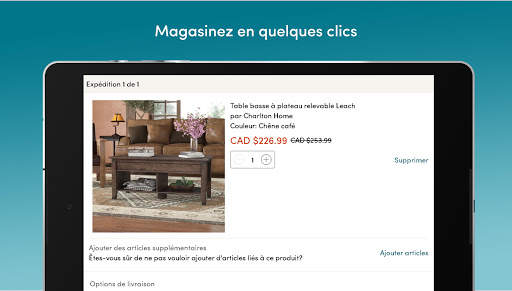 Wayfair - Meubles et décoration screenshot 17