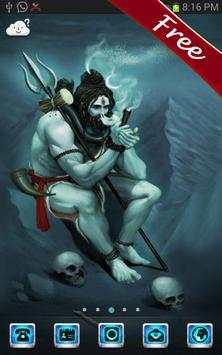 God Shiva Go Launcher Theme screenshot 1