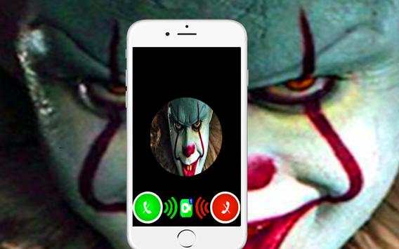 Fake call From Vedio Pennywise screenshot 1