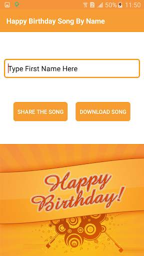 happy birthday song by name screenshot 2