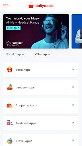 Daily Deals - Online Shopping Apps, Food, Travel screenshot 2