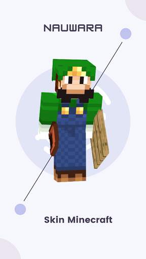 Skin Luigi for Minecraft PE screenshot 4