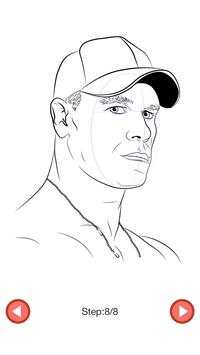 How To Draw :WWE Wrestlers स्क्रीनशॉट 6