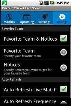 Cricter: Cricket Live Scores screenshot 6