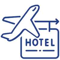 Flights and Hotel Booking icon