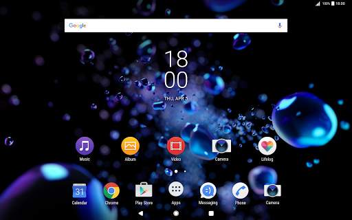 Black Theme XZ2 (live wallpaper) screenshot 7