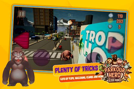 Parkour Hero - Animal Runner 3D Stunts Simulator screenshot 8