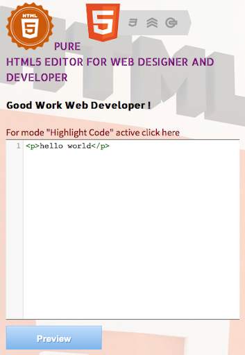 Try It Editor HTML screenshot 1
