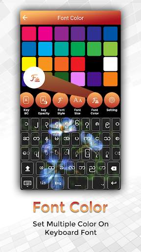 Easy Typing Myanmar Keyboard Fonts And Themes स्क्रीनशॉट 4