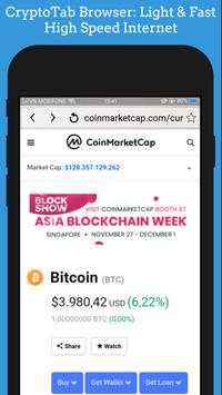 CryptoTab Browser Mini: Light & Fast - For Android screenshot 1