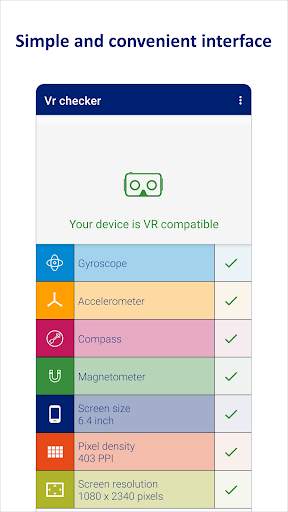 Vr checker screenshot 2