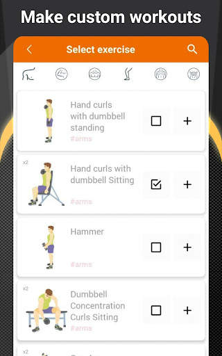 Home workouts with dumbbells screenshot 12