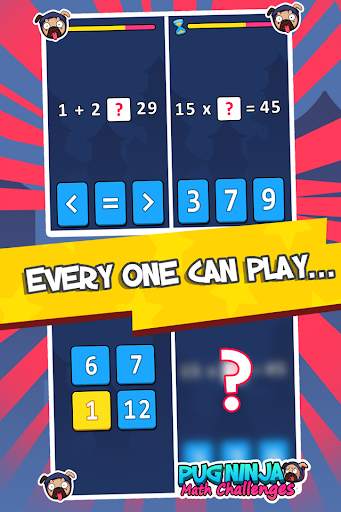 Math Games: Pug Ninja Maths Challenges screenshot 1