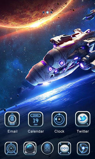 (FREE)Galaxy GO Launcher Theme screenshot 2