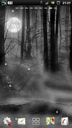 dark forest live wallpaper screenshot 3