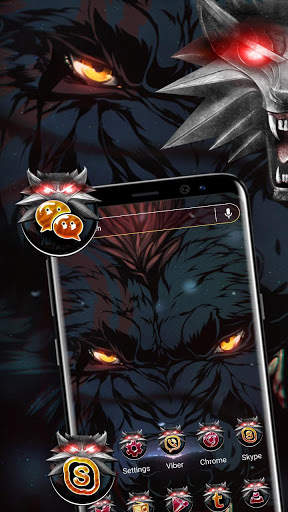 Angry Wolf Theme स्क्रीनशॉट 4
