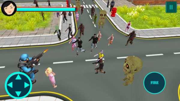 Modern Action Commando Zombie Shooting Games screenshot 2