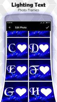 Lighting Text Photo Editor screenshot 3