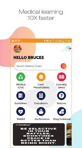 Hidoc Dr. - Medical Learning App for Doctors screenshot 1