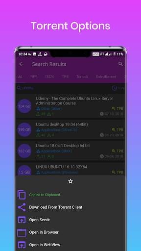 TorrCrow Pro - Torrent Search Engine screenshot 4