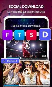 Video downloader: Save HD videos for Social Media screenshot 1