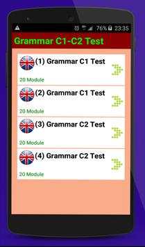 English  Grammar Test C1-C2 скриншот 2