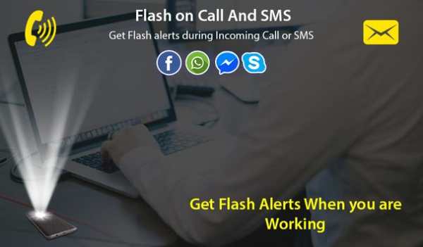 Flash alert: Call & SMS, LED, Flashlight, Blink screenshot 5