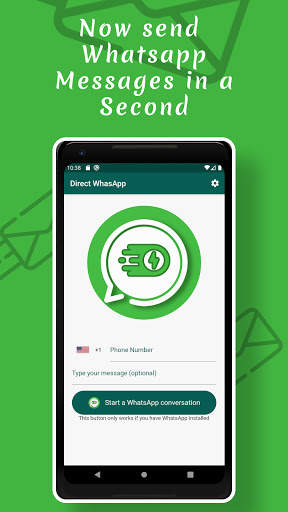 Direct WhatsApp - Whatsapp chat without contact screenshot 1