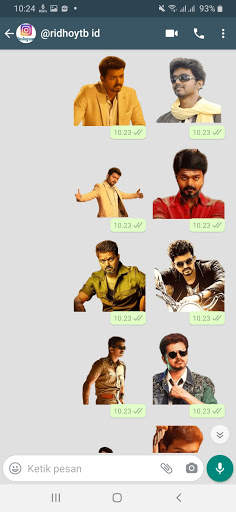 Sticker Wa Thalapathy Vijay WAStickerApps screenshot 2