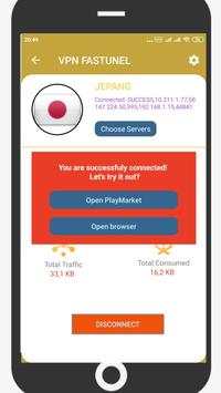 VPN Fastunel Pro - Free Premium VPN for android screenshot 1