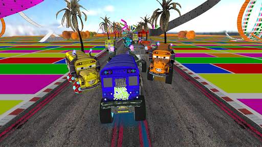 School Bus Simulator Car Driver 3D Racing Highway screenshot 2