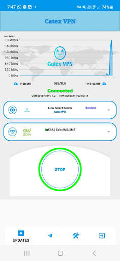 Catex VPN screenshot 2