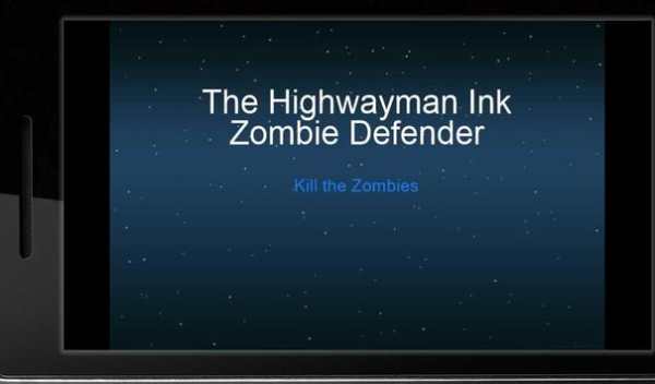 Highwayman Ink Zombie Defender screenshot 1