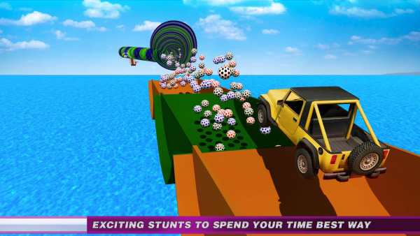 Superhero Car Stunts Buggy Racing screenshot 5