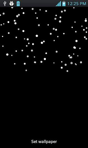Simple Snowfall Live Wallpaper screenshot 3