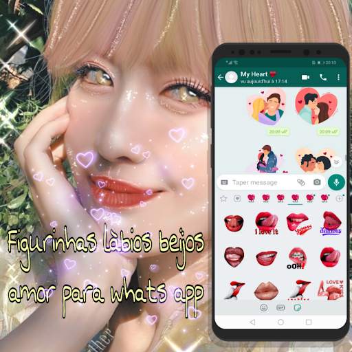 figurinhas Làbios beijos amor para WhatsApp👄😍 screenshot 3