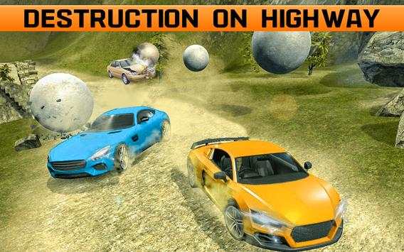 Merusak kecelakaan mobil bola screenshot 1