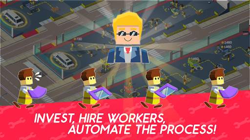 Idle Mechanics Manager – Car Factory Tycoon Game screenshot 3