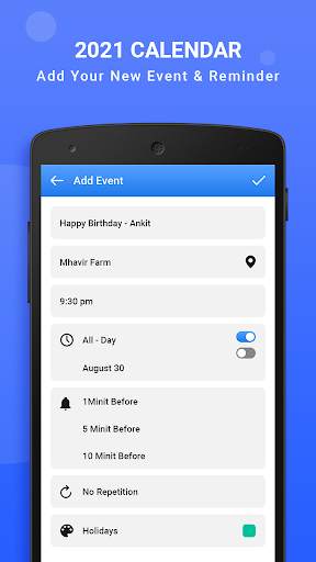Calendar - Calender app screenshot 3
