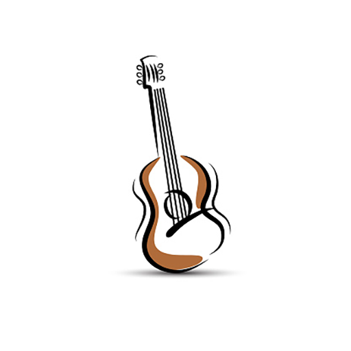 Guitar star icon