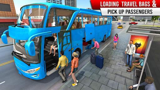 Coach Bus Driving Sim Games screenshot 1