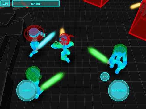 Stickman Multiplayer: Neon Warriors io screenshot 12