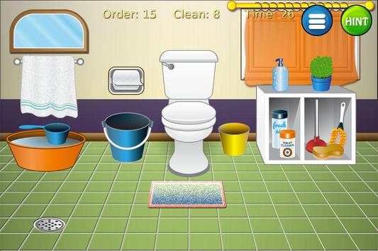 Game cleaning toilets screenshot 2