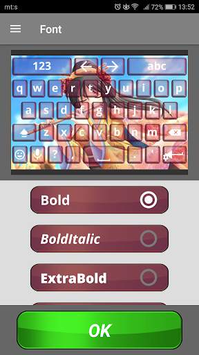 Anime Keyboard Theme screenshot 3