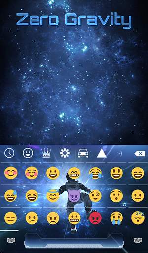 Zero Gravity Animated Keyboard   Live Wallpaper screenshot 4