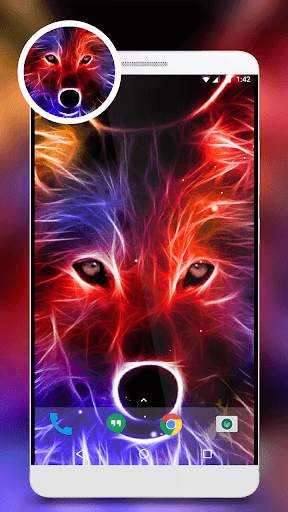 Glow Animal 3D Live Wallpaper screenshot 2