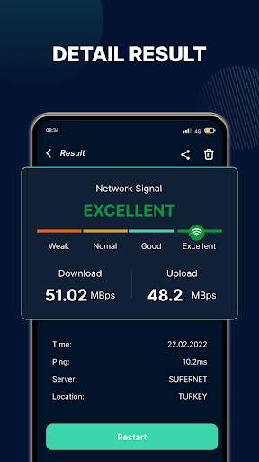 Internet speed test: Wifi test screenshot 4