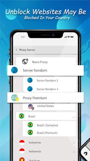 Unlocker Sites - Free Unlimited Proxy VPN Browser screenshot 3