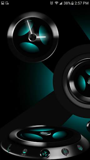 Akila cyan Next Launcher theme screenshot 1
