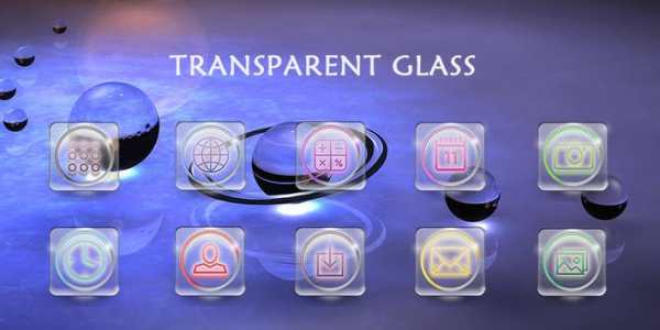 Transparent Glass-Solo Theme screenshot 1